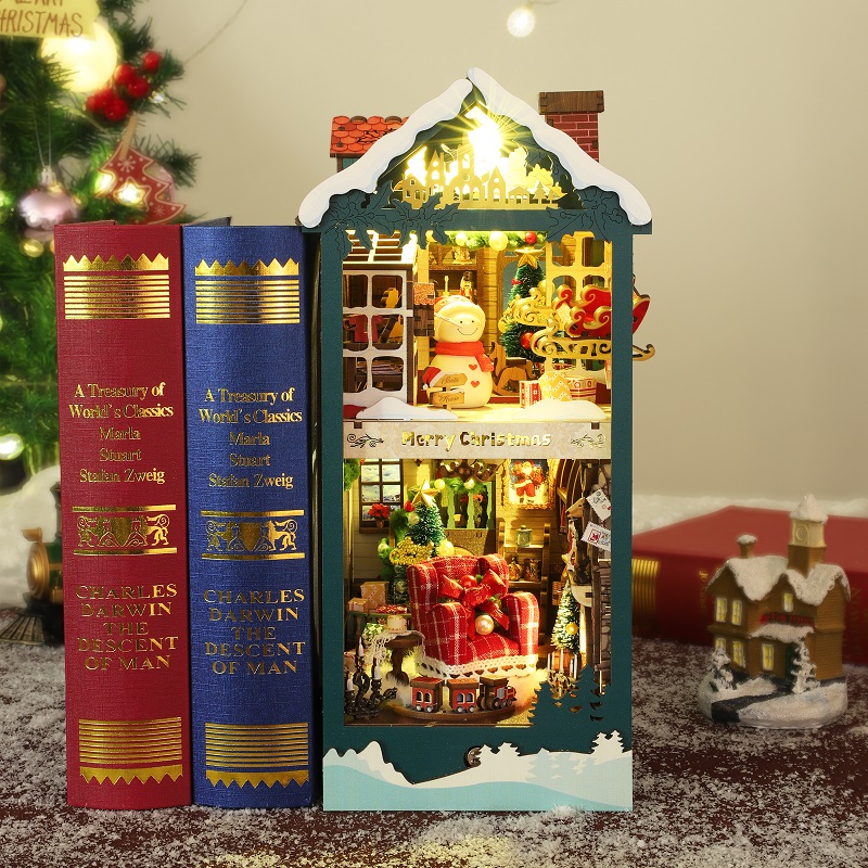 Woodworking Kits For Kids - Diy Wooden Happy Merry Christmas Book
