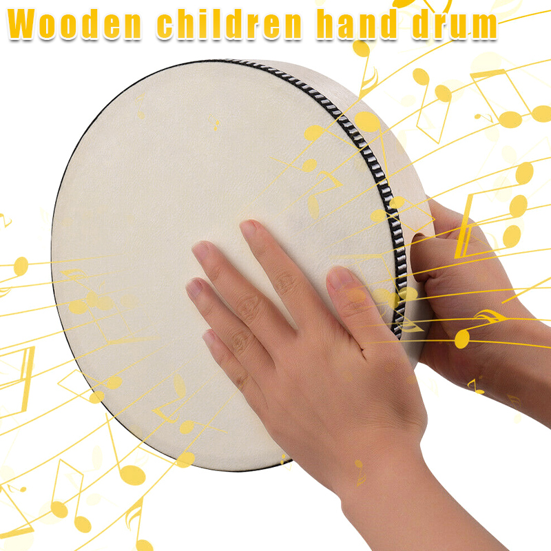 Woodworking Kits For Kids - Children Wooden Hand Drum Convenient Carry