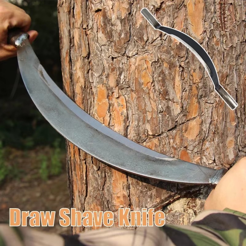 Woodworking Marking Knife - 51cm Curved Draw Shave Woodworking Tool