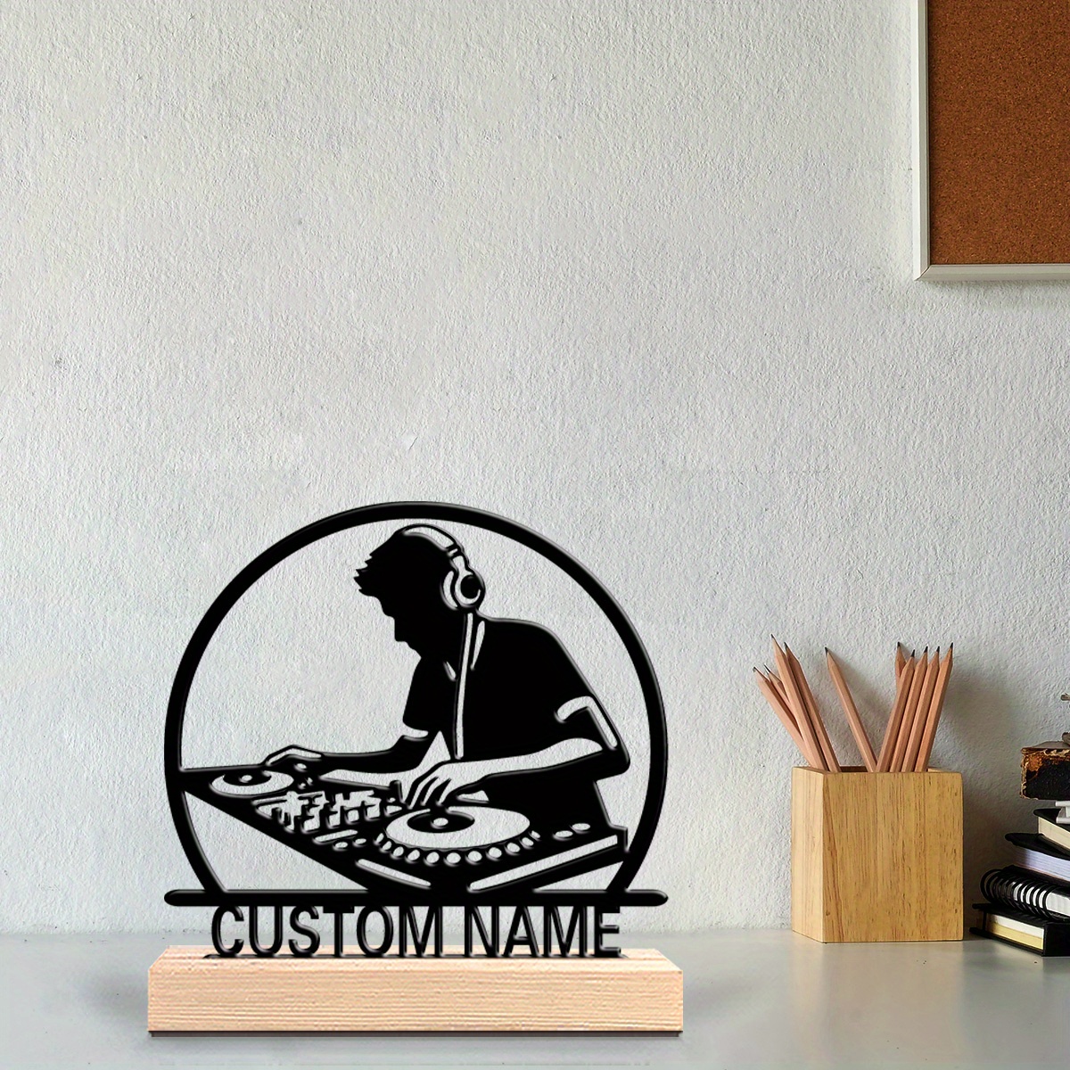 Turning Gouge Set - Personalized DJ Statue with Custom Name