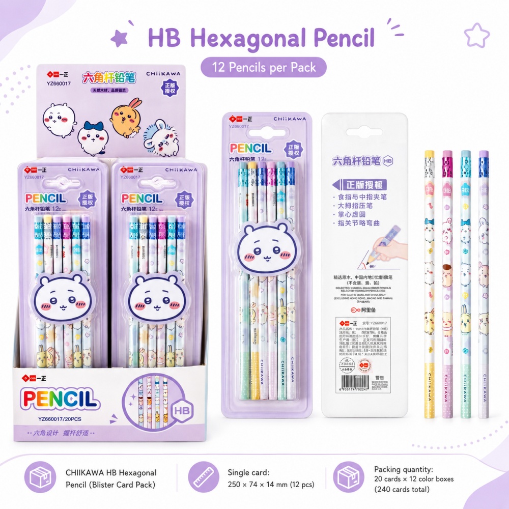 Woodworking Ideas - Genuine Chiikawa HB Wooden Pencil Set