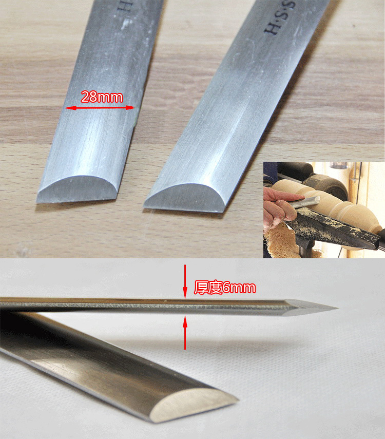 A2014-A HSS Oval Skew Chisel 2 - Skew Chisel Wood avaliação e preço
