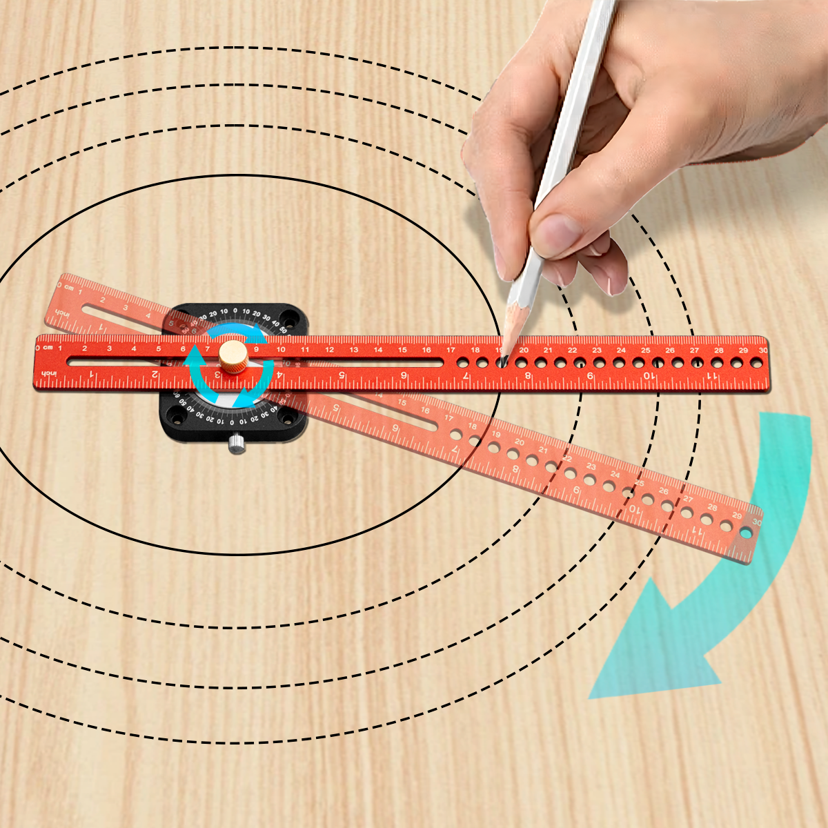 New Woodworking Scriber 360° P - Marking Gauge Tool avaliação e preço