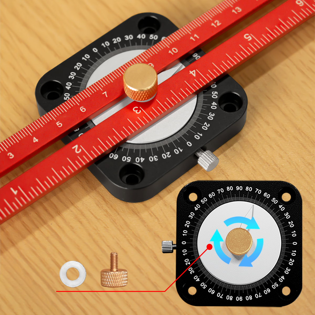 New Woodworking Scriber 360° P - Marking Gauge Tool avaliação e preço