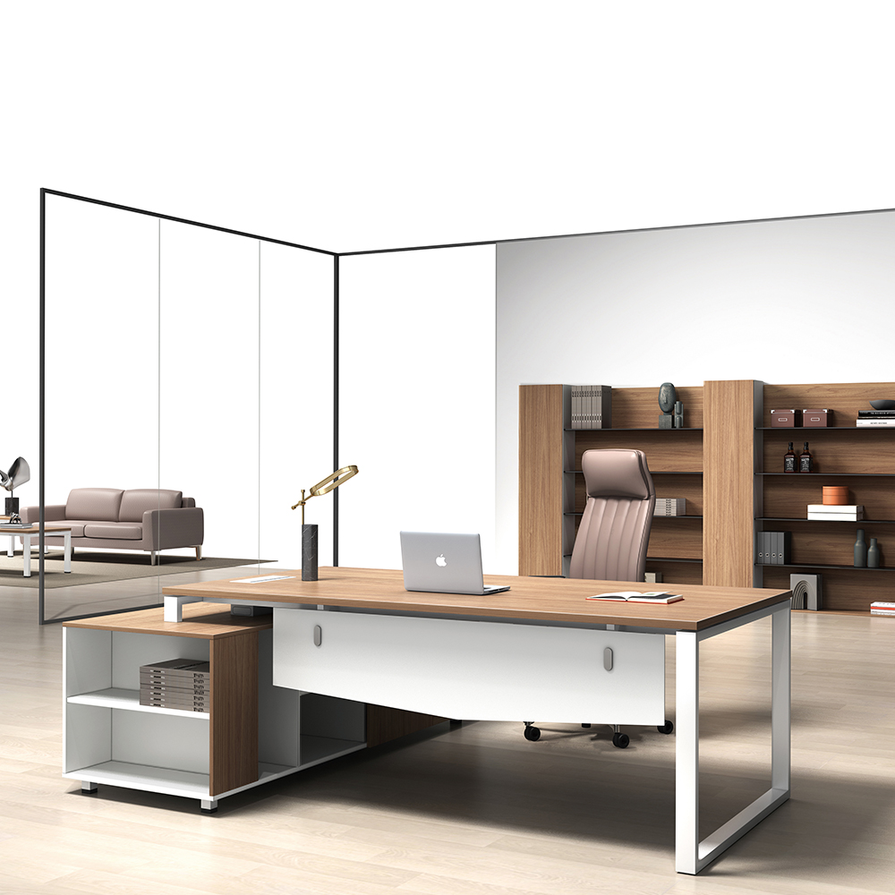 Hot Sale Modern l Shaped Execu - Woodworking Desk Chair avaliação e preço