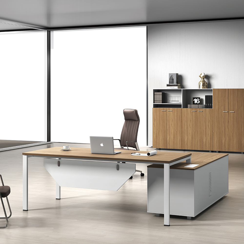Hot Sale Modern l Shaped Execu - Woodworking Desk Chair avaliação e preço