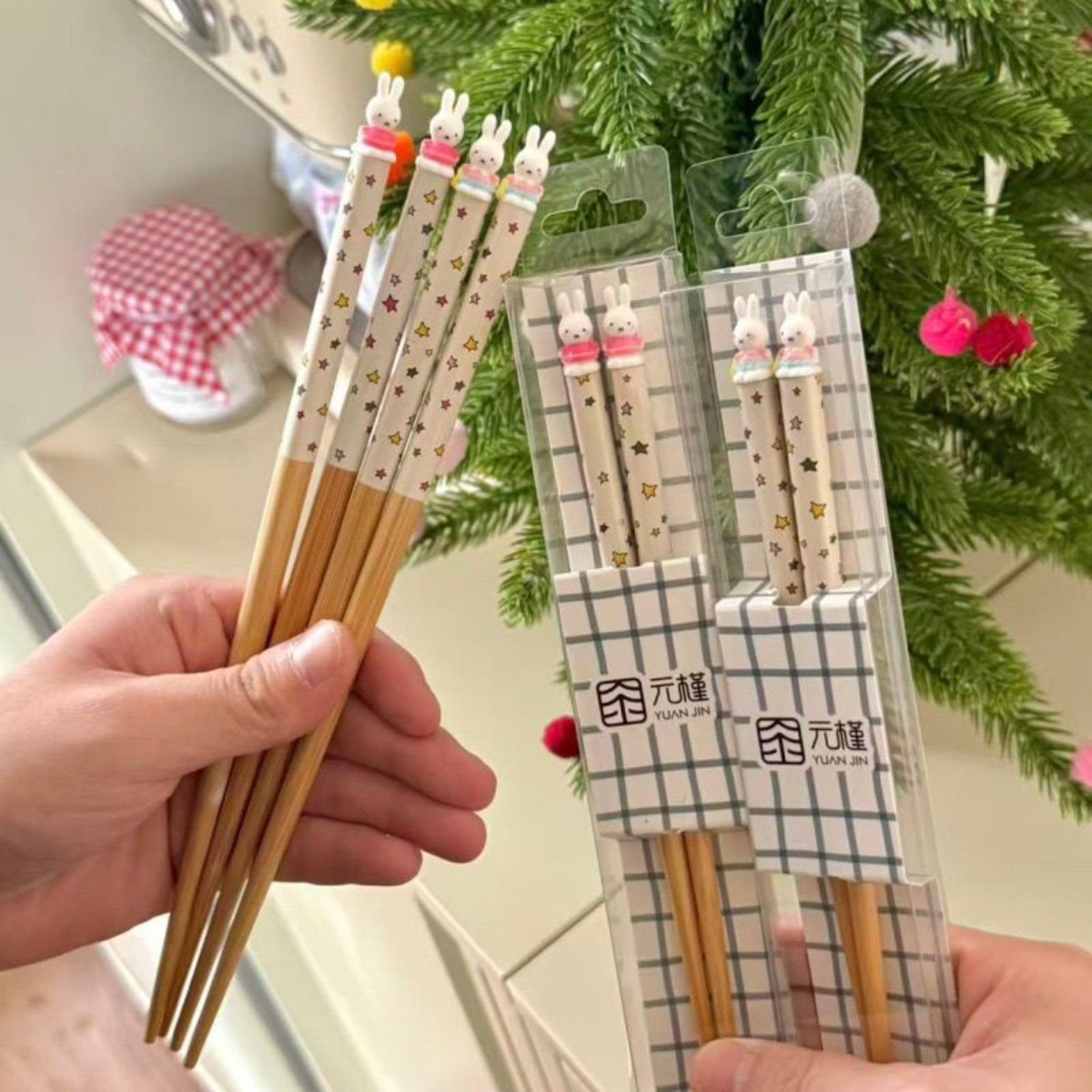 Kawaii Miffy Rabbit Chopsticks - Woodworking Ideas avaliação e preço