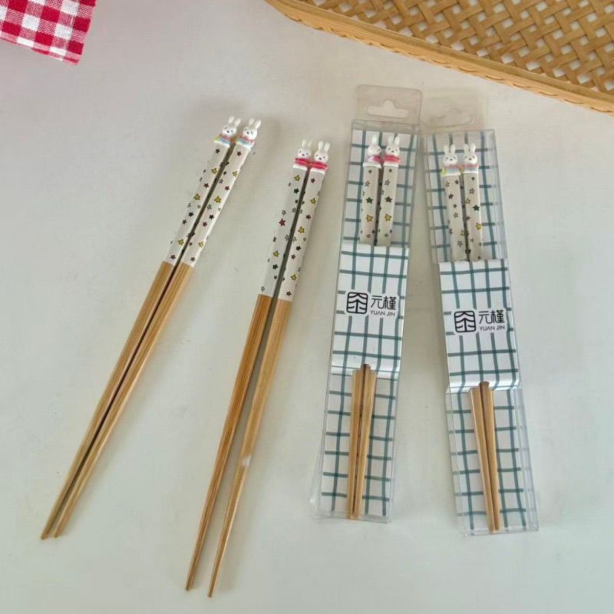 Kawaii Miffy Rabbit Chopsticks - Woodworking Ideas avaliação e preço