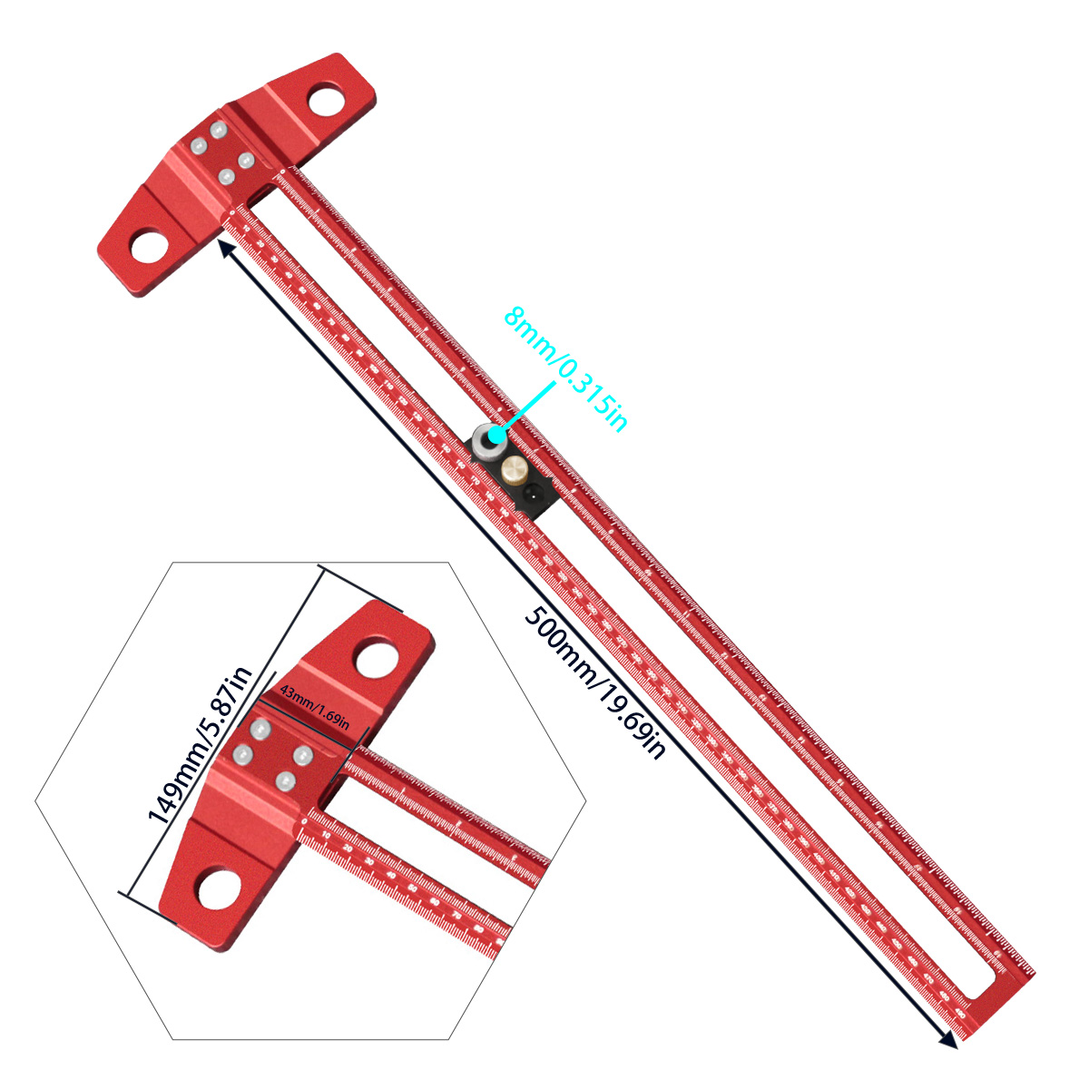 Woodworking T-Square Marking G - Woodworking Marking Knife avaliação e preço