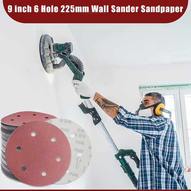 10pcs 9 inch 6 Hole 225mm Wall - Woodworking Wallpaper avaliação e preço