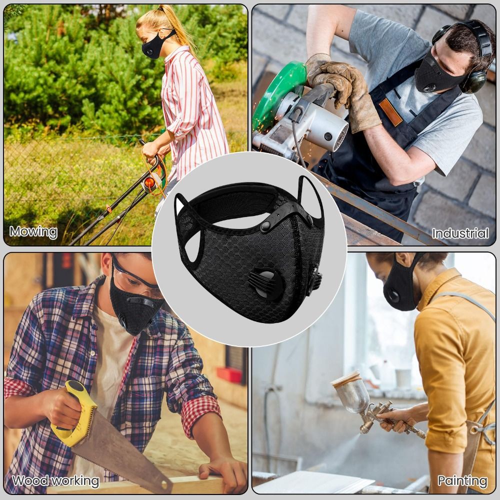 Breathable Ergonomic Dust Mask - Woodworking Mask avaliação e preço