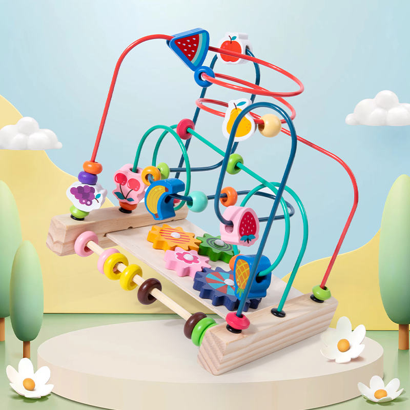 Montessori Toys Wooden Roller  - Woodworking Kids Toys avaliação e preço