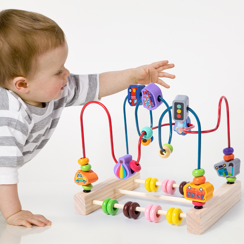 Montessori Toys Wooden Roller  - Woodworking Kids Toys avaliação e preço