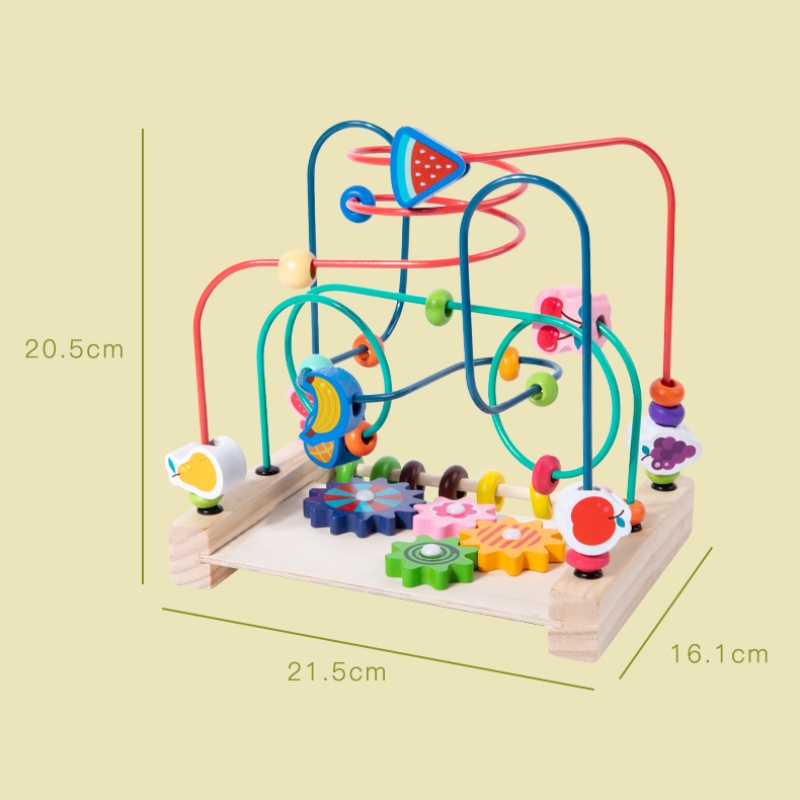 Montessori Toys Wooden Roller  - Woodworking Kids Toys avaliação e preço