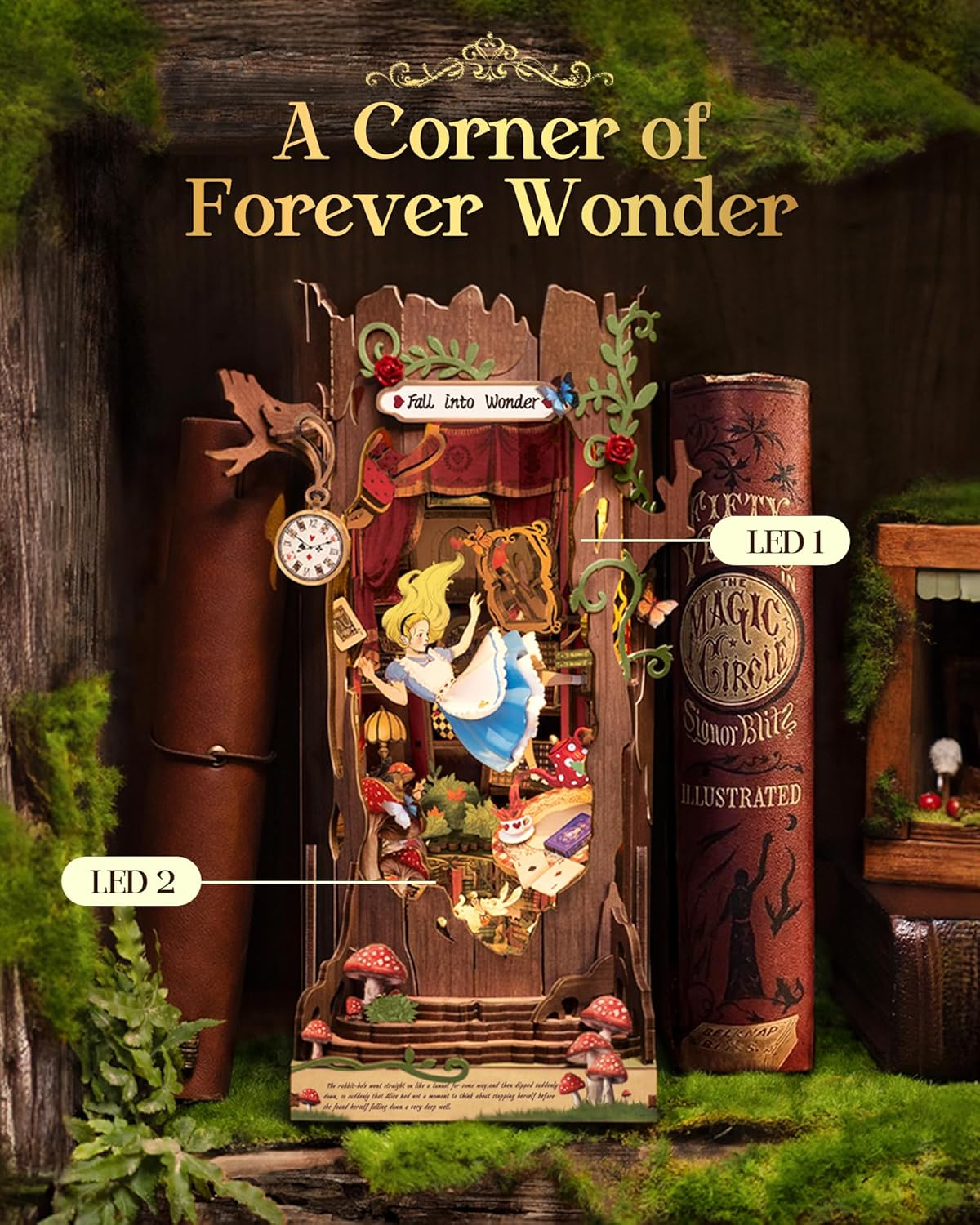 Fall into Wonder 3D Wooden Puz - Woodworking Kits For Kids avaliação e preço