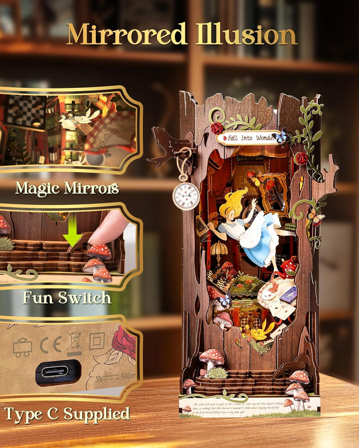 Fall into Wonder 3D Wooden Puz - Woodworking Kits For Kids avaliação e preço