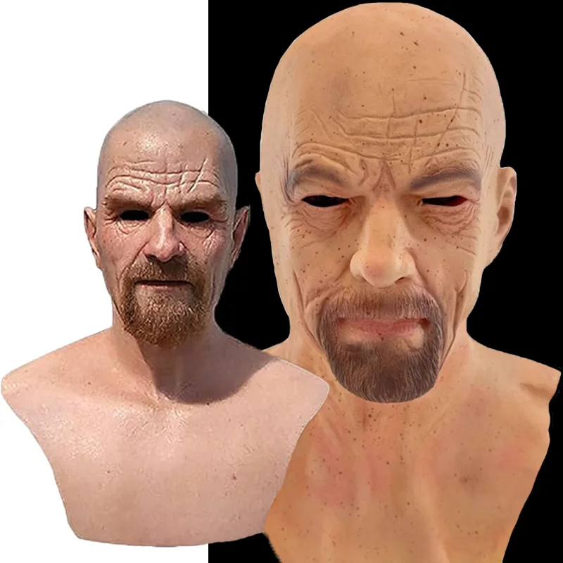 Halloween Realistic Old Man La - Woodworking Mask avaliação e preço
