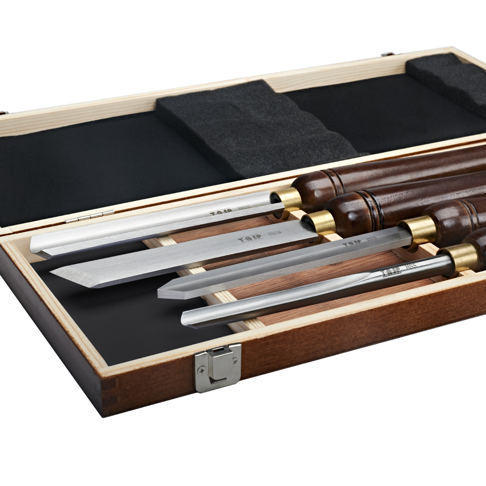 TASP 4pcs HSS Wood Turning Chi - Skew Chisel Wood avaliação e preço