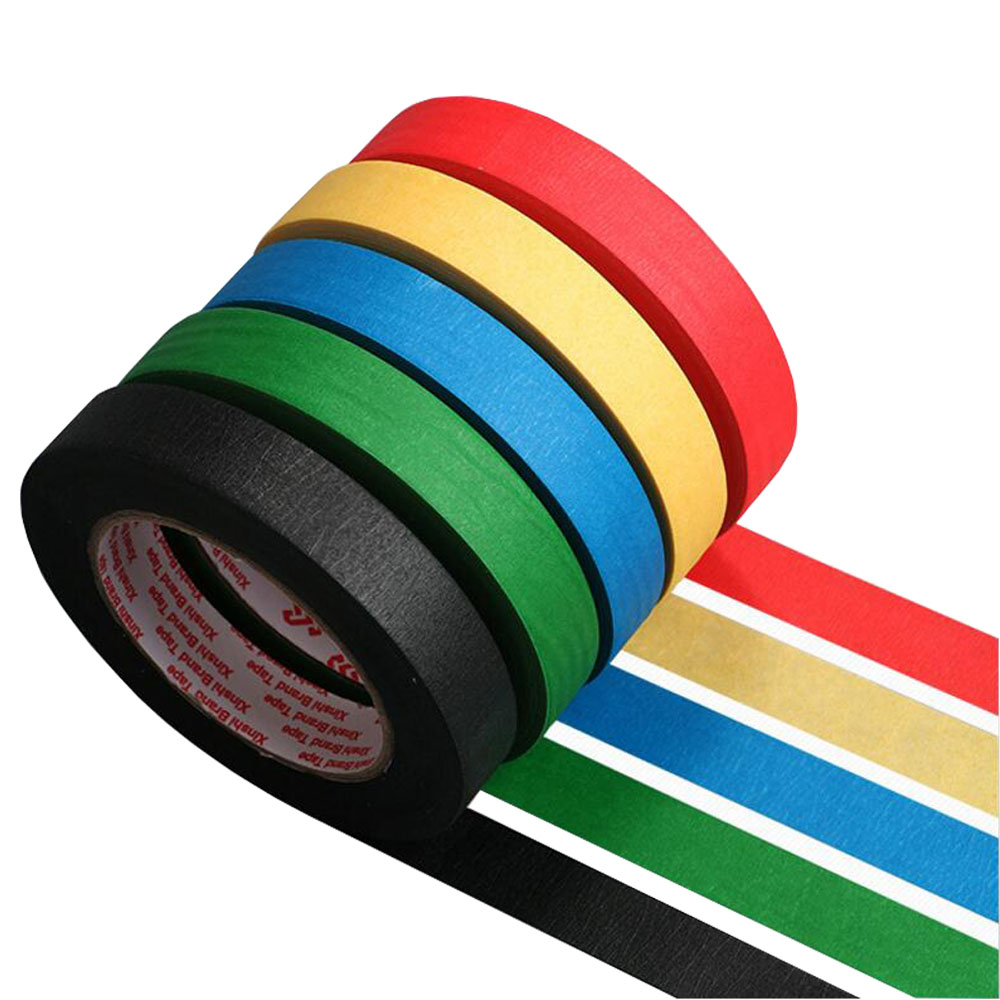 20M Colorful Paper Tape Red Bl - Woodworking Mask avaliação e preço