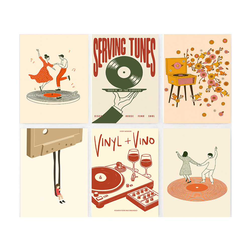 1pc Vintage Music Canvas Poste - Turning Gouge Set avaliação e preço