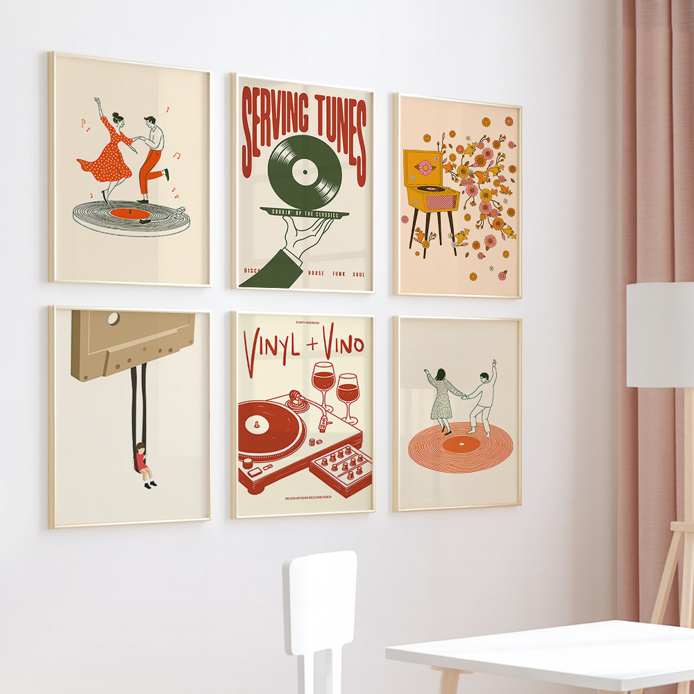 1pc Vintage Music Canvas Poste - Turning Gouge Set avaliação e preço