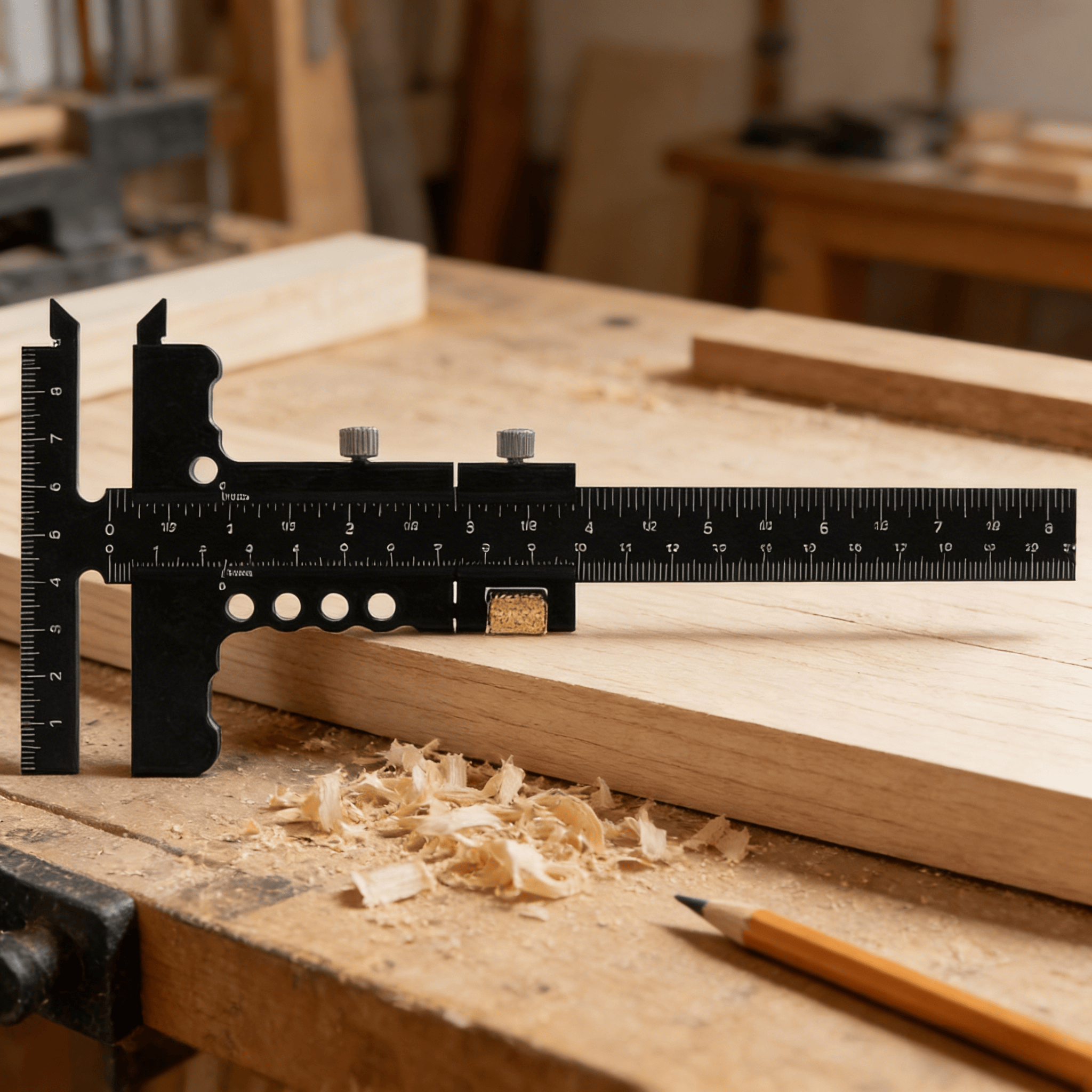 Aluminum Alloy T-Shaped Woodwo - Marking Gauge Tool avaliação e preço