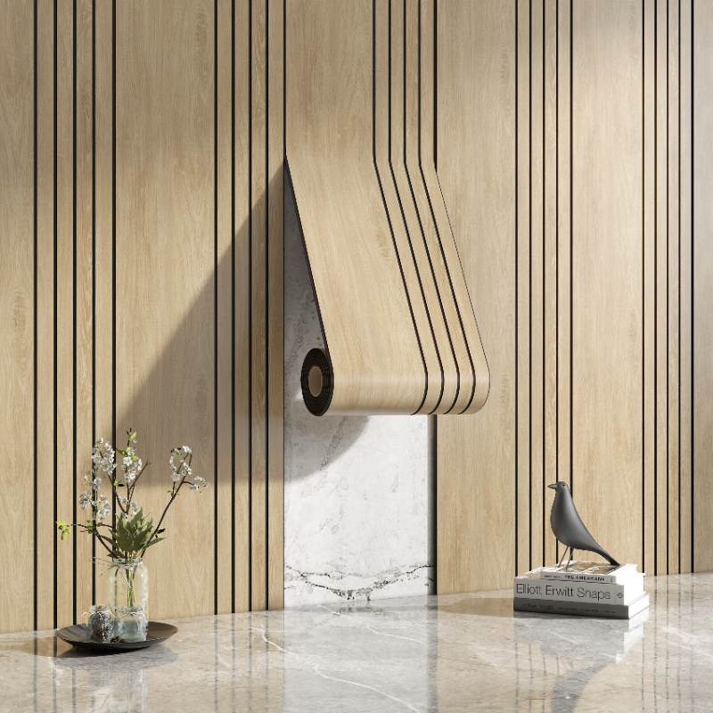 Thickened 3D Stereo Grille Woo - Woodworking Wallpaper avaliação e preço