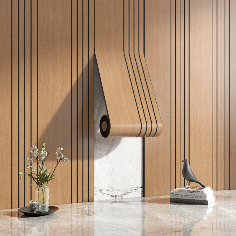 Thickened 3D Stereo Grille Woo - Woodworking Wallpaper avaliação e preço