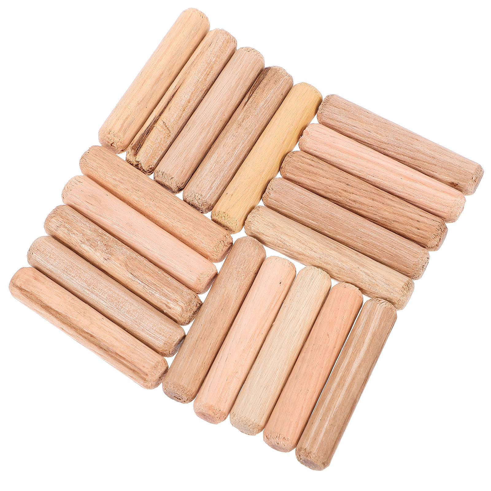 200Pcs Wood Dowels Furniture C - Woodworking Easy Projects avaliação e preço