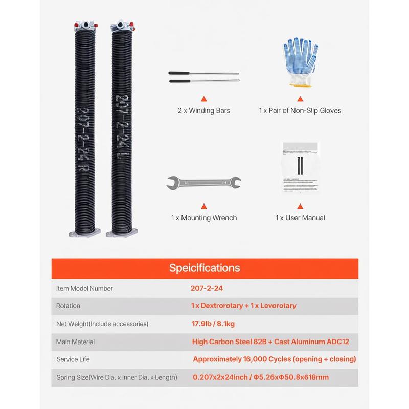 Garage Door Lift Springs Pair  - Woodworking Garage avaliação e preço