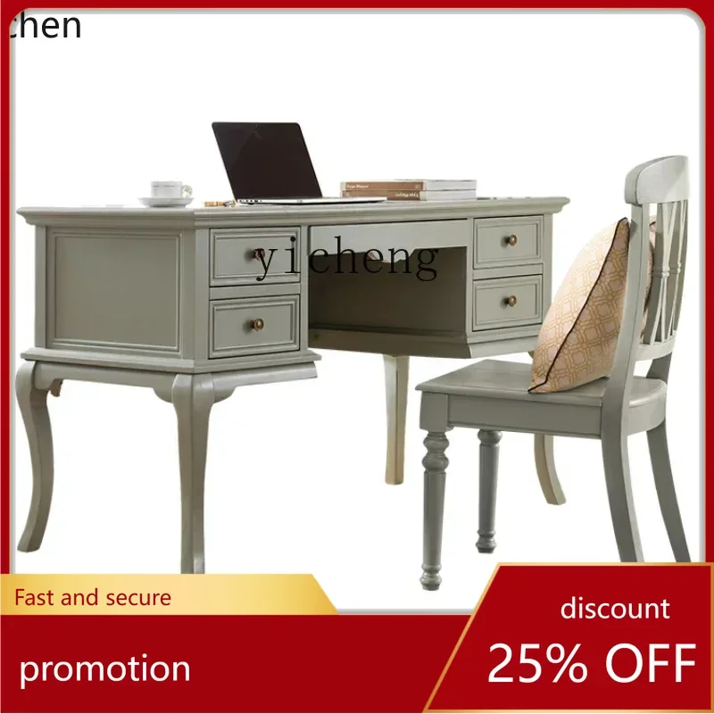 O15-  American country desk pa - Woodworking Desk Chair avaliação e preço