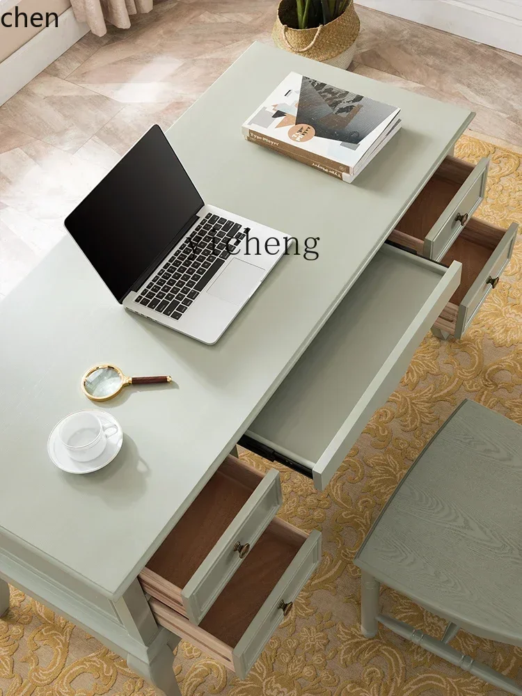 O15-  American country desk pa - Woodworking Desk Chair avaliação e preço