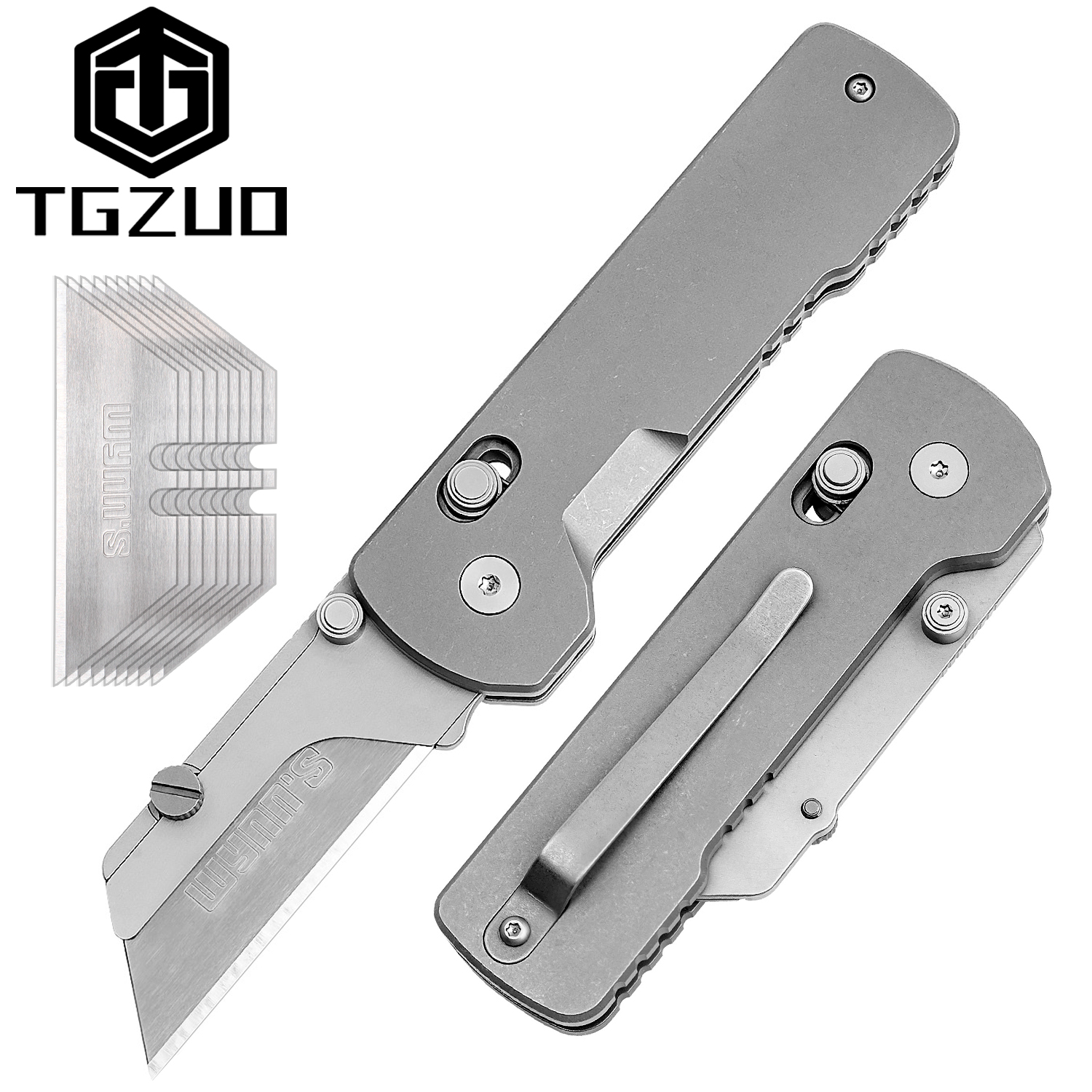 TGZUO Knife Titanium Alloy Fol - Woodworking Wallpaper avaliação e preço