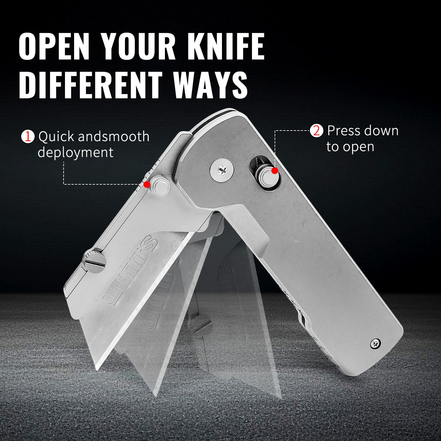 TGZUO Knife Titanium Alloy Fol - Woodworking Wallpaper avaliação e preço
