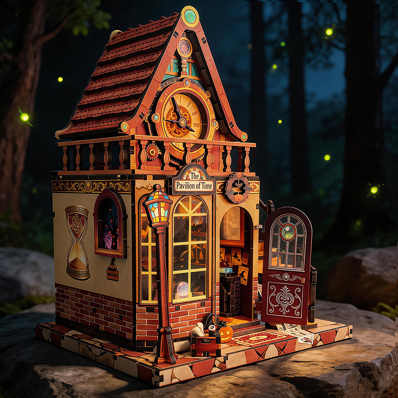 New Wooden Dollhouse Time Pavi - Woodworking Kids Toys avaliação e preço