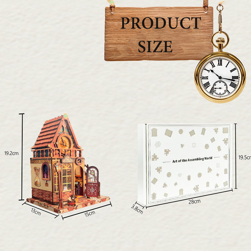 New Wooden Dollhouse Time Pavi - Woodworking Kids Toys avaliação e preço