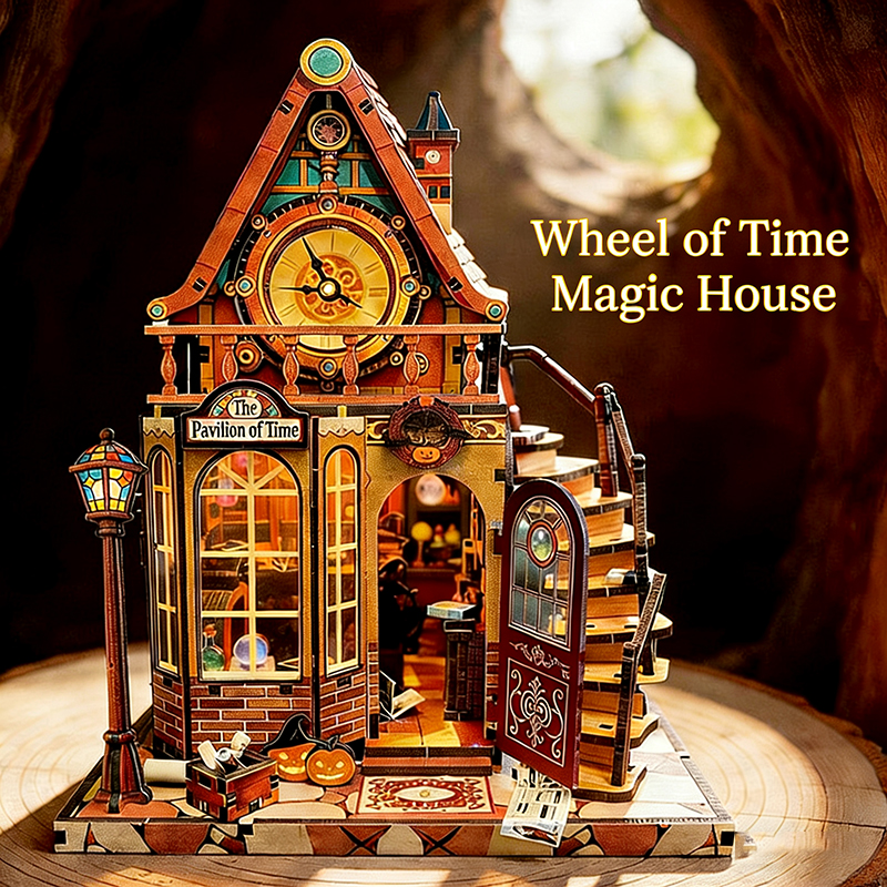 New Wooden Dollhouse Time Pavi - Woodworking Kids Toys avaliação e preço