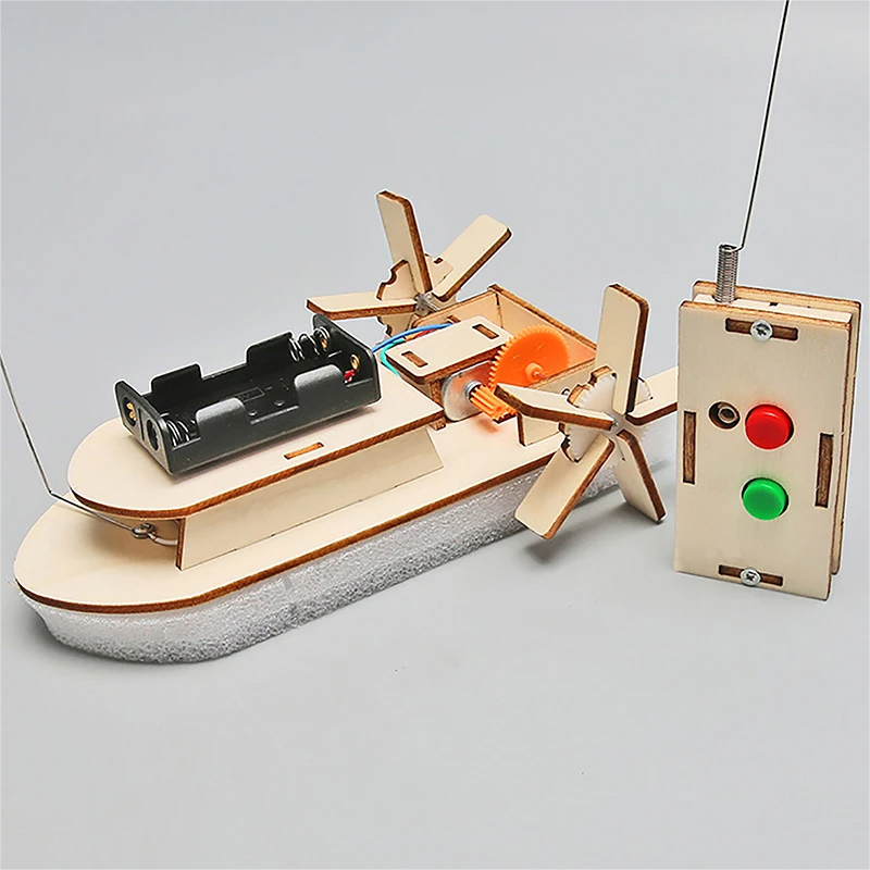 DIY Boat Model Science Toys Ki - Woodworking Kits For Kids avaliação e preço