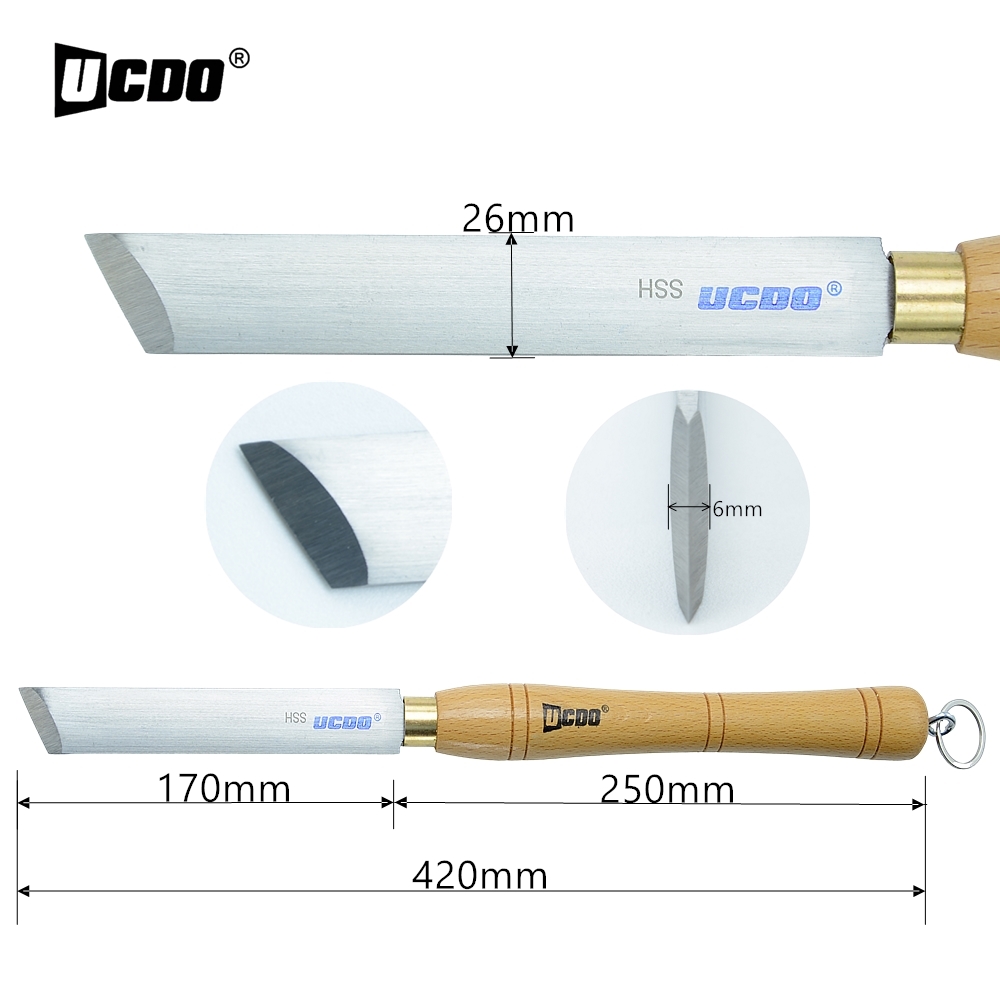 UCDO HSS 26mm Woodturning Big  - Skew Chisel Wood avaliação e preço