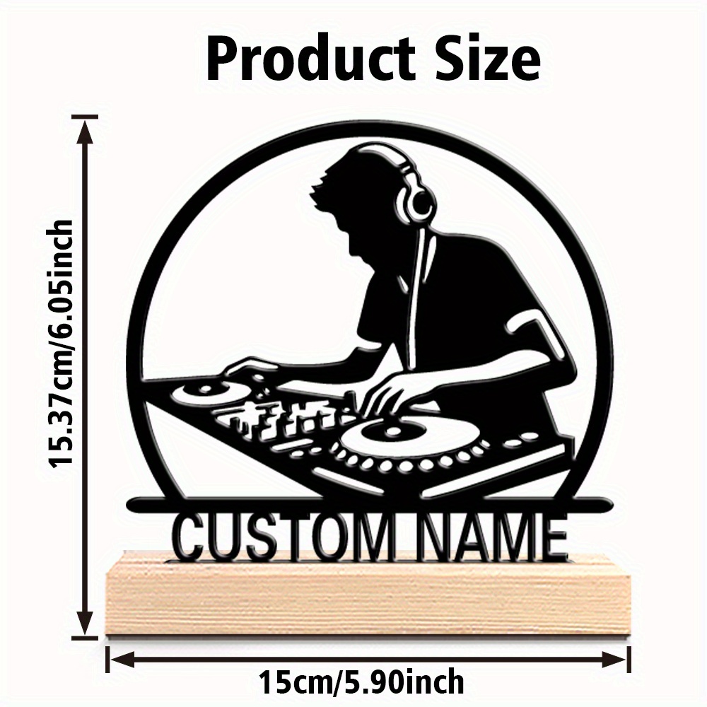 Personalized DJ Statue with Cu - Turning Gouge Set avaliação e preço