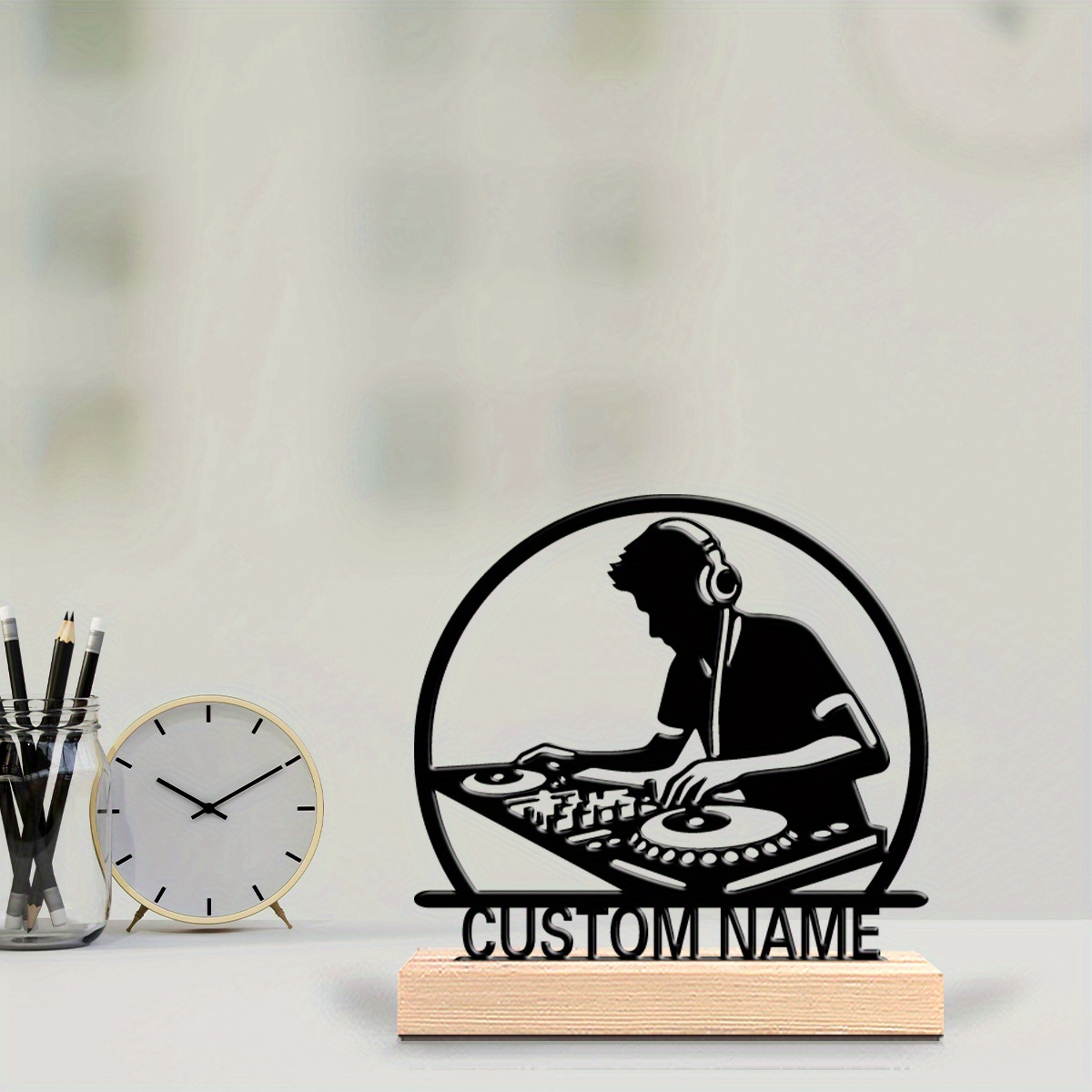 Personalized DJ Statue with Cu - Turning Gouge Set avaliação e preço