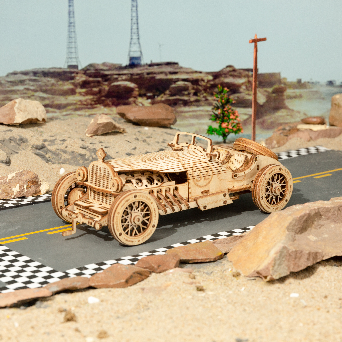 Robotime Classic Car 3D Wooden - Woodworking Kits For Kids avaliação e preço