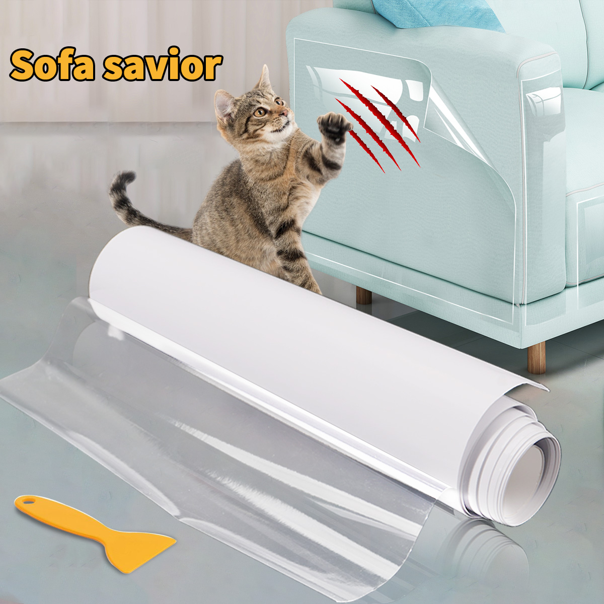 Transparent Self-Adhesive Cat  - Woodworking Mask avaliação e preço