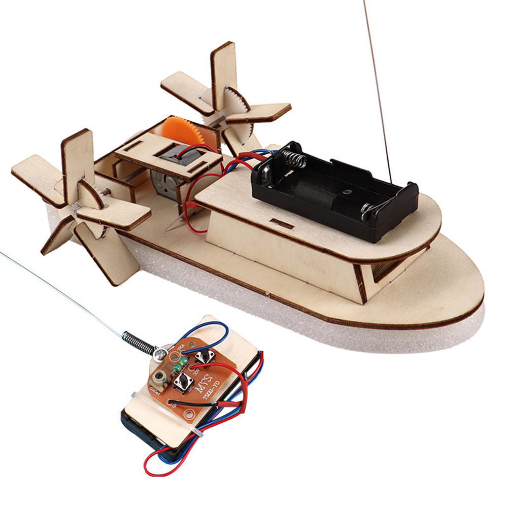 DIY Boat Model Science Toys Ki - Woodworking Kits For Kids avaliação e preço
