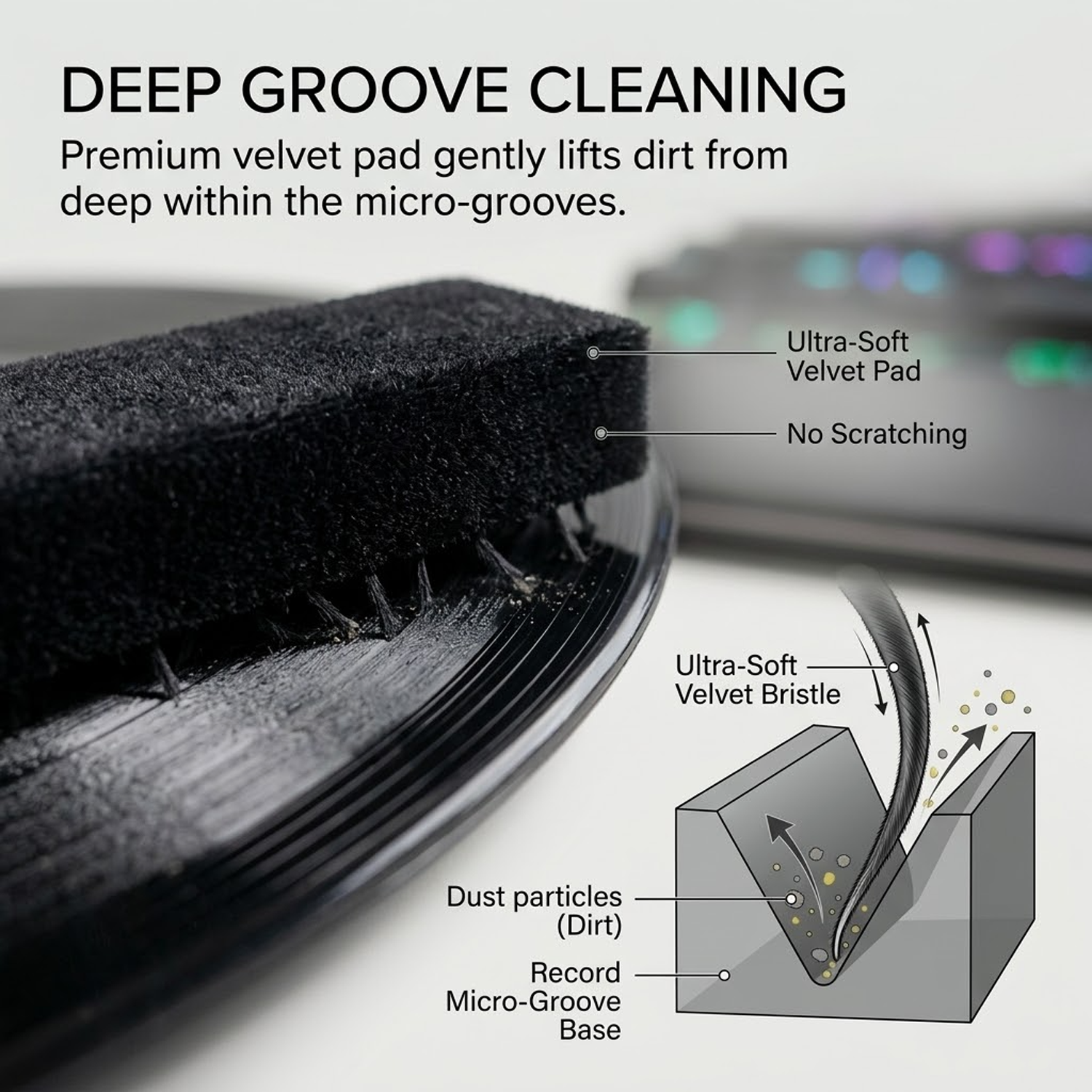 Anti-Static Vinyl Record Clean - Turning Gouge Set avaliação e preço
