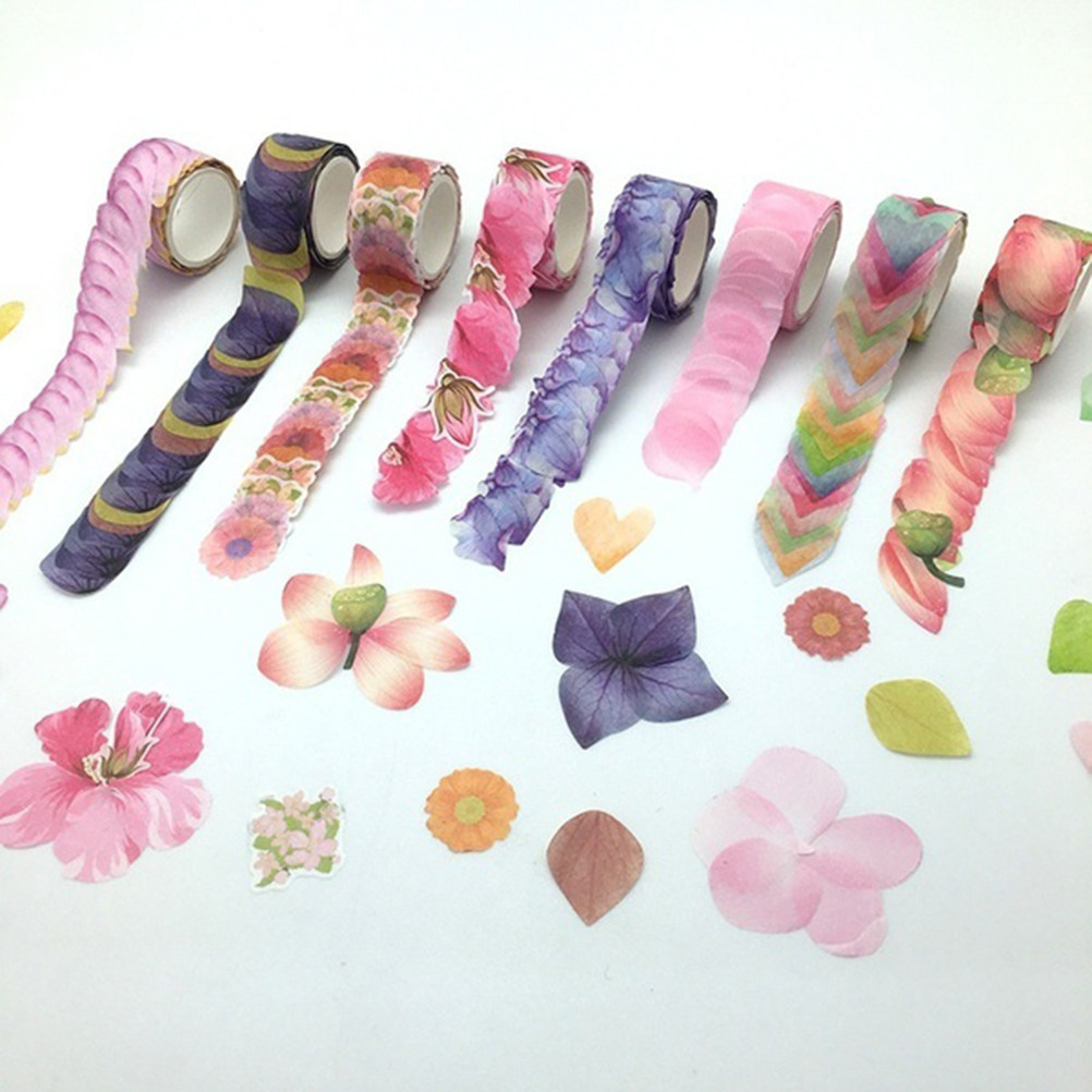 Decorative Petal Stickers Prem - Woodworking Wallpaper avaliação e preço