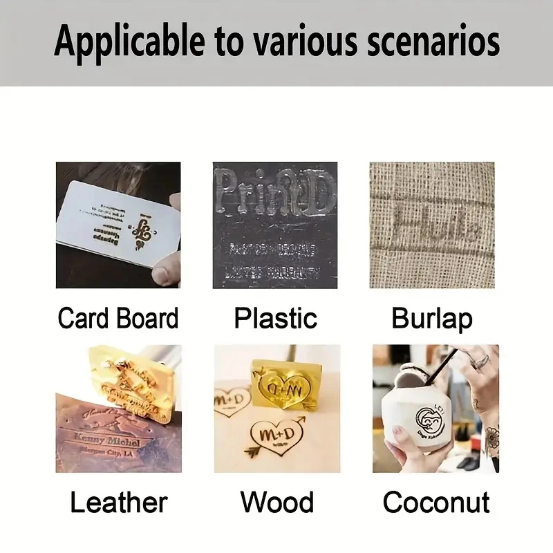 Custom Branding Iron for Food  - Woodworking Logo Design avaliação e preço