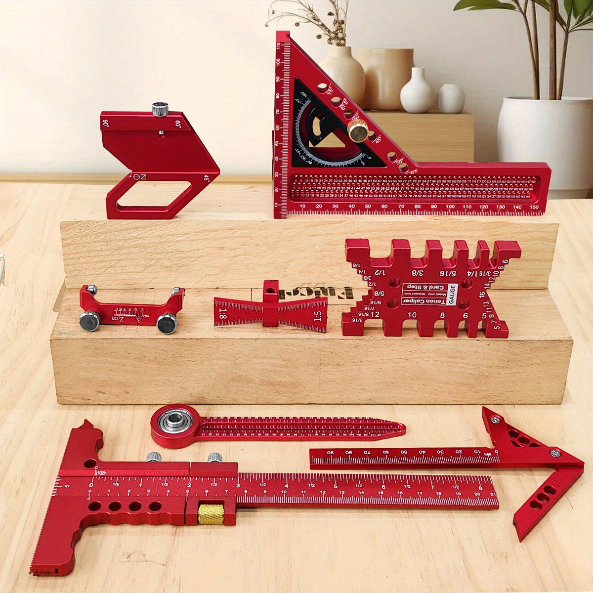 10-Piece Carpentry Measuring T - Woodworking Plans Free avaliação e preço