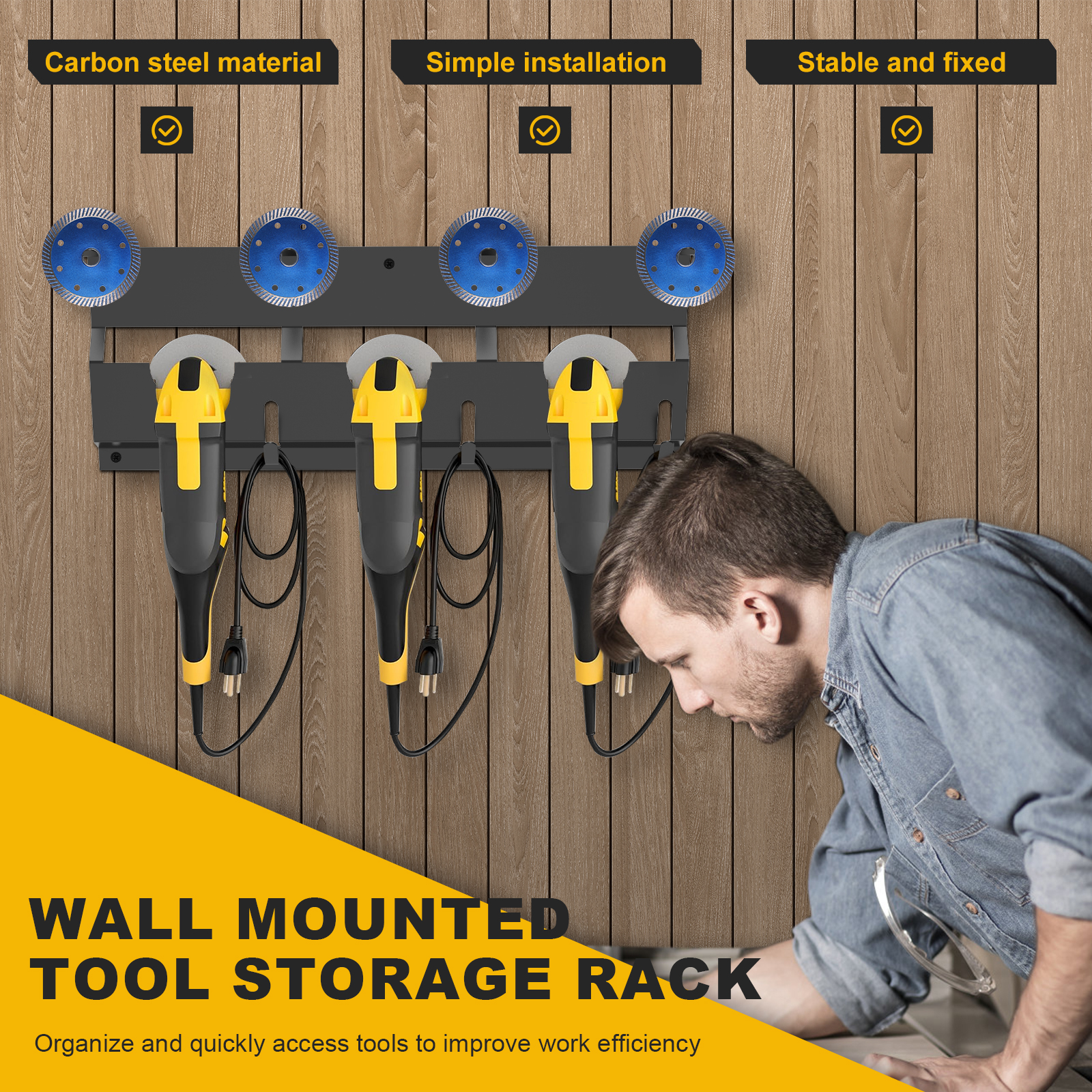 3-Slot Angle Grinder and Polis - Woodworking Garage avaliação e preço