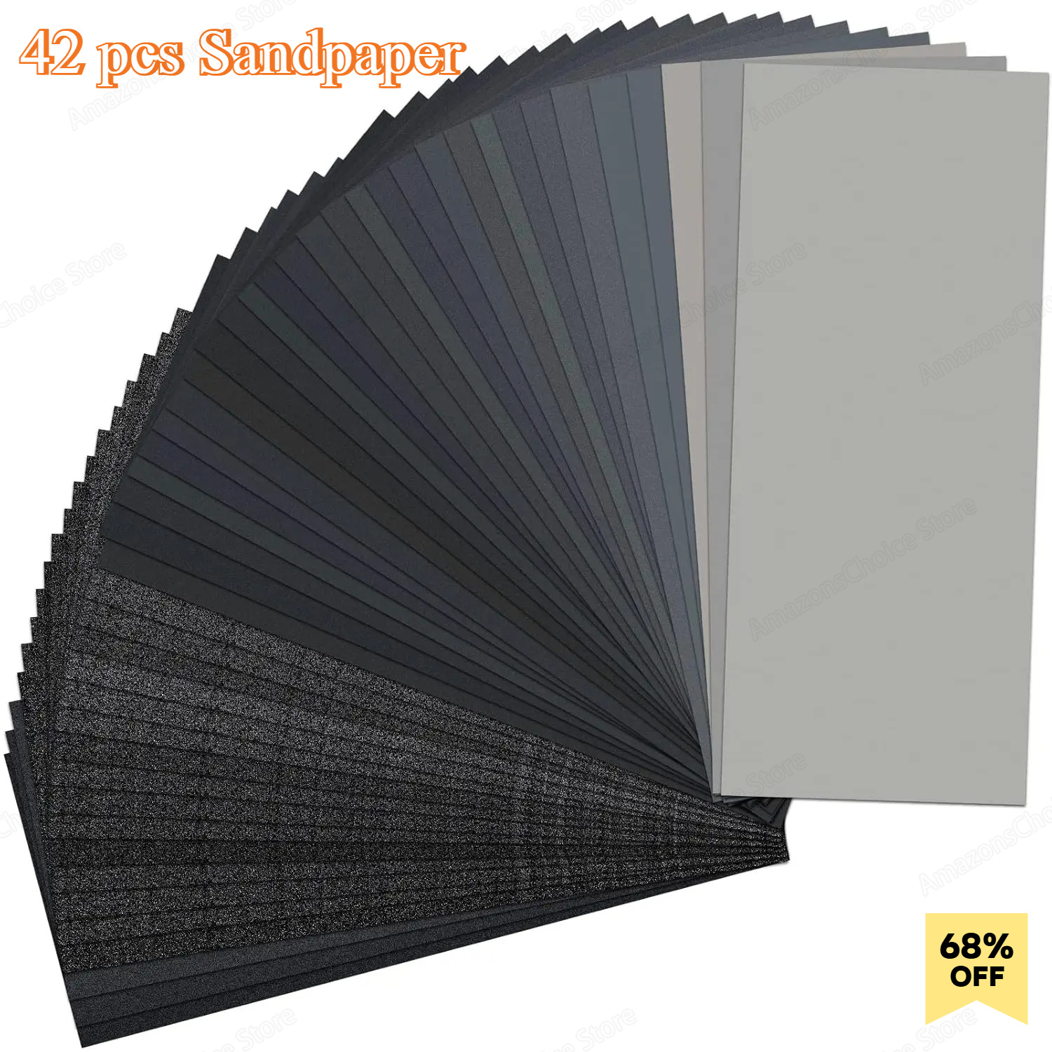 42Pcs Dry Wet Sandpaper Set, 1 - Woodworking Ideas avaliação e preço